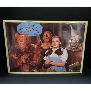 Vintage The Wizard of Oz‎ 1995 Calendar Dorothy Toto Frameable New Sealed